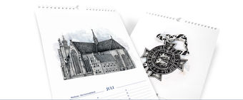 Illustratie van de Friese Elfsteden Verjaardagskalender